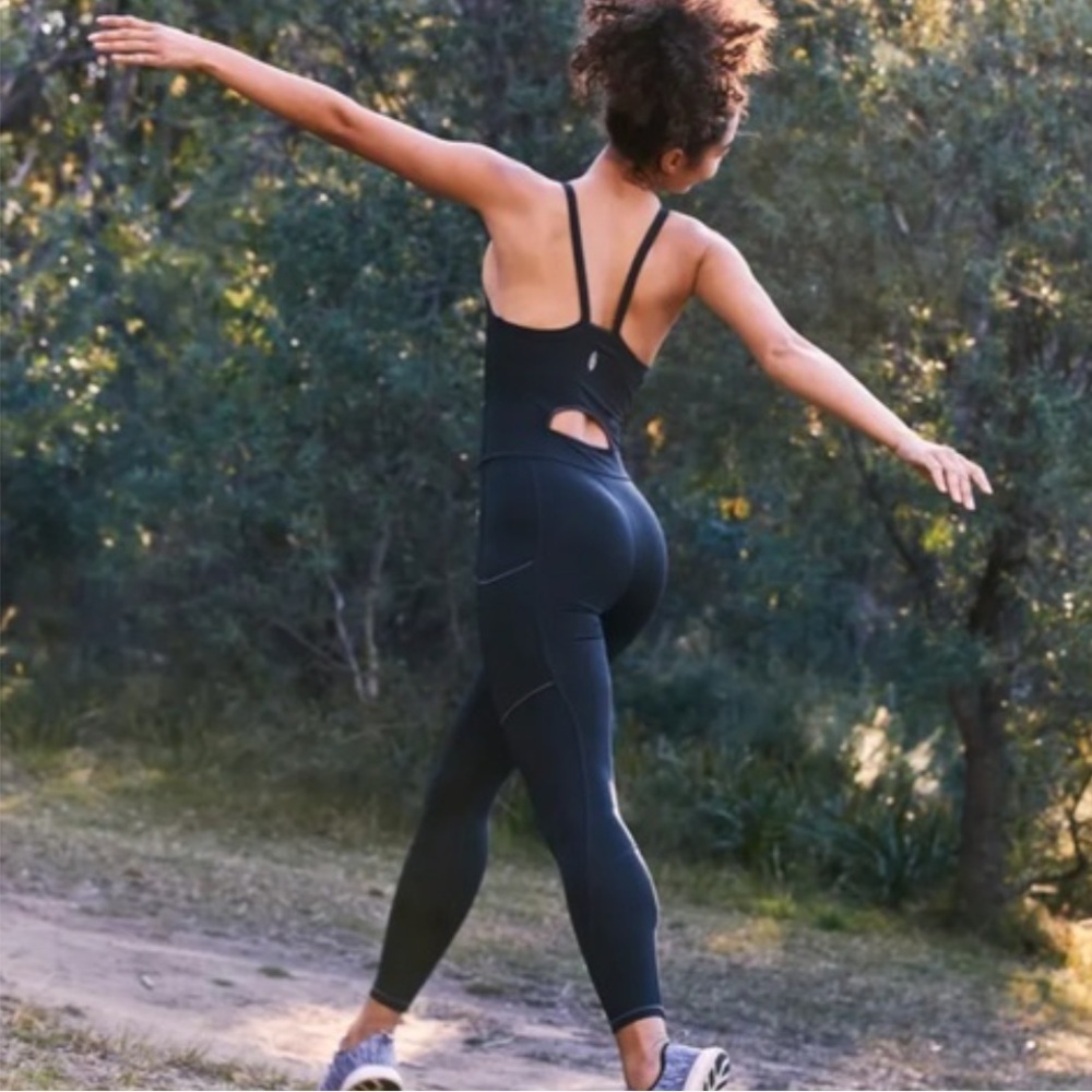 Fp Movement Cross The Line Sleeveless Jumpsuit, S… - image 2